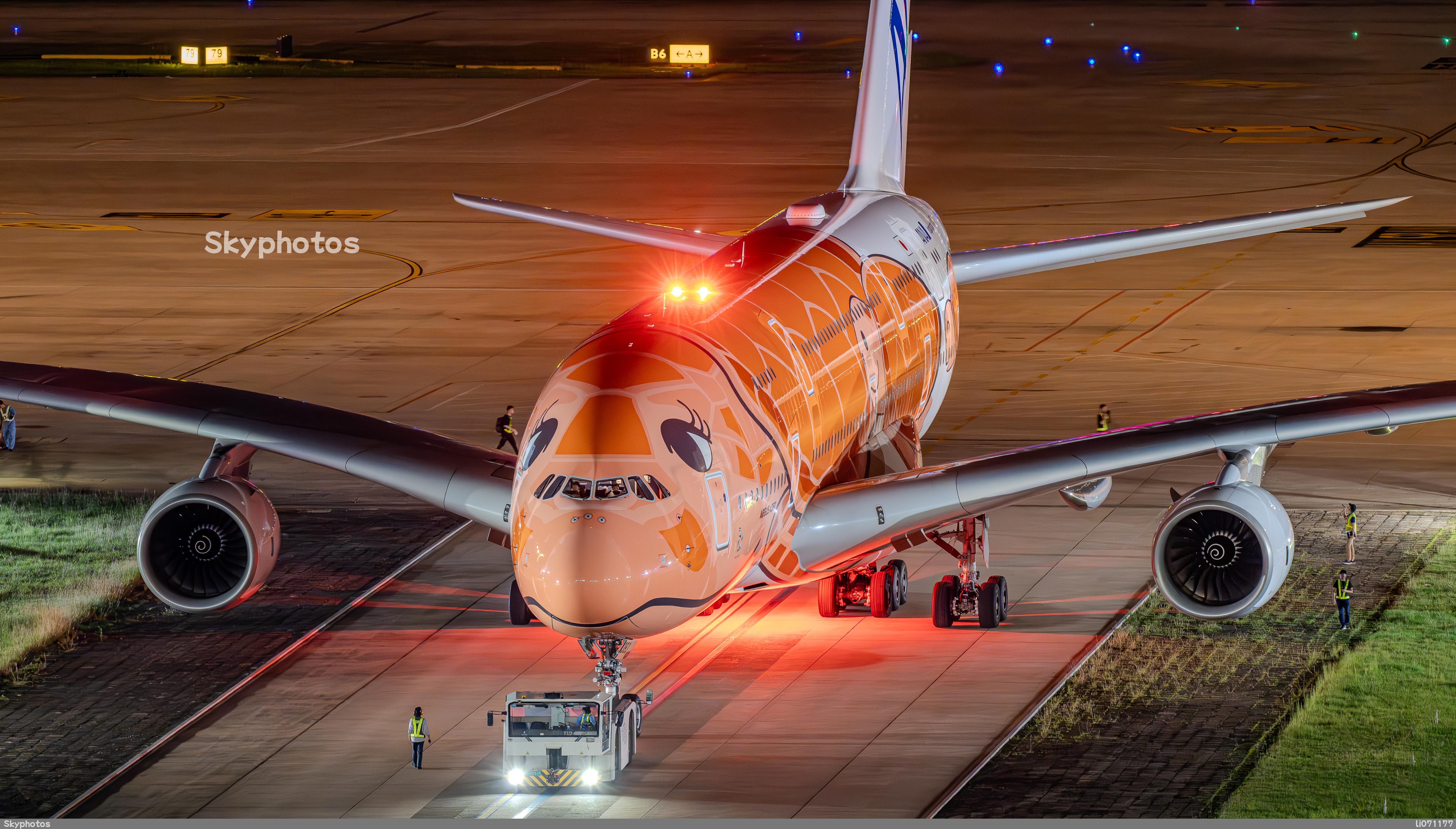 全日空 Airbus A380-841 at 厦门高崎国际机场