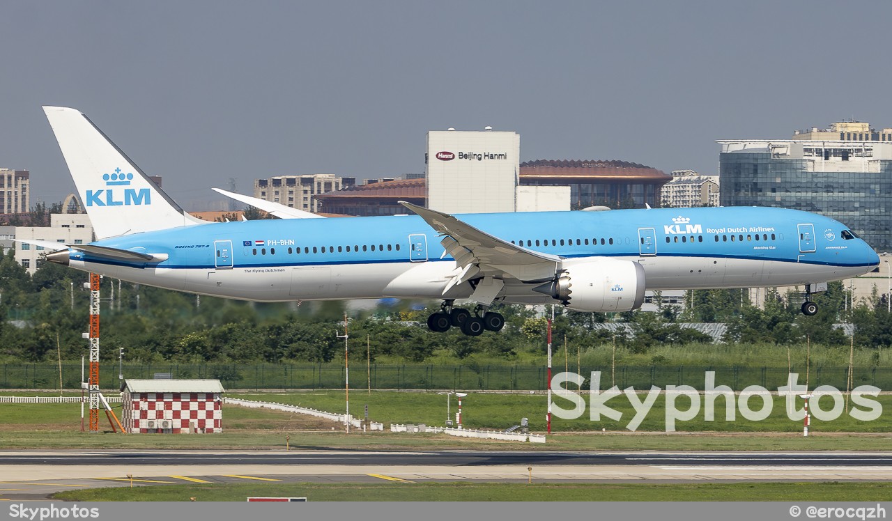 荷兰皇家航空 B787-9 at ZBAA