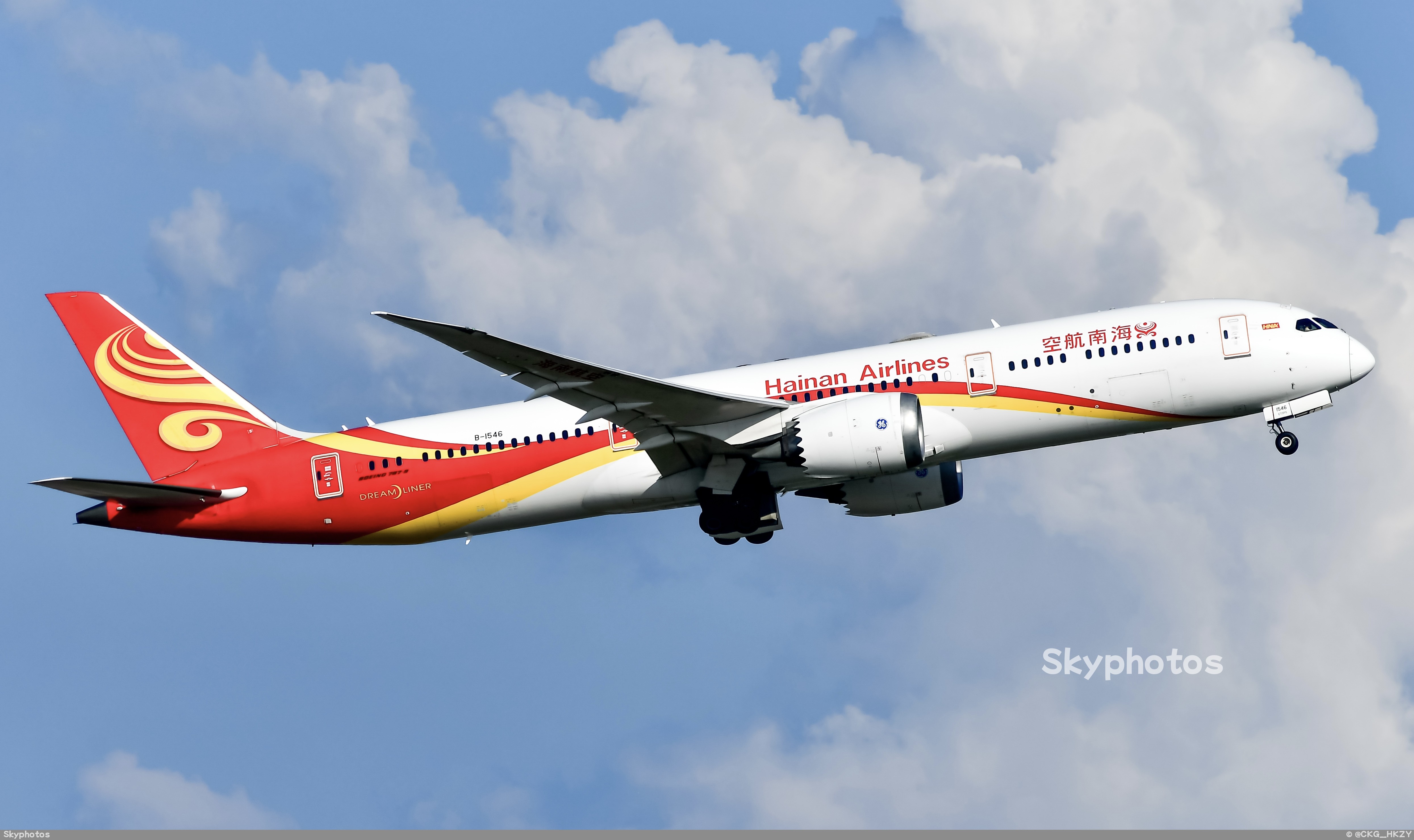 海南航空 B787-9 at 重庆江北国际机场