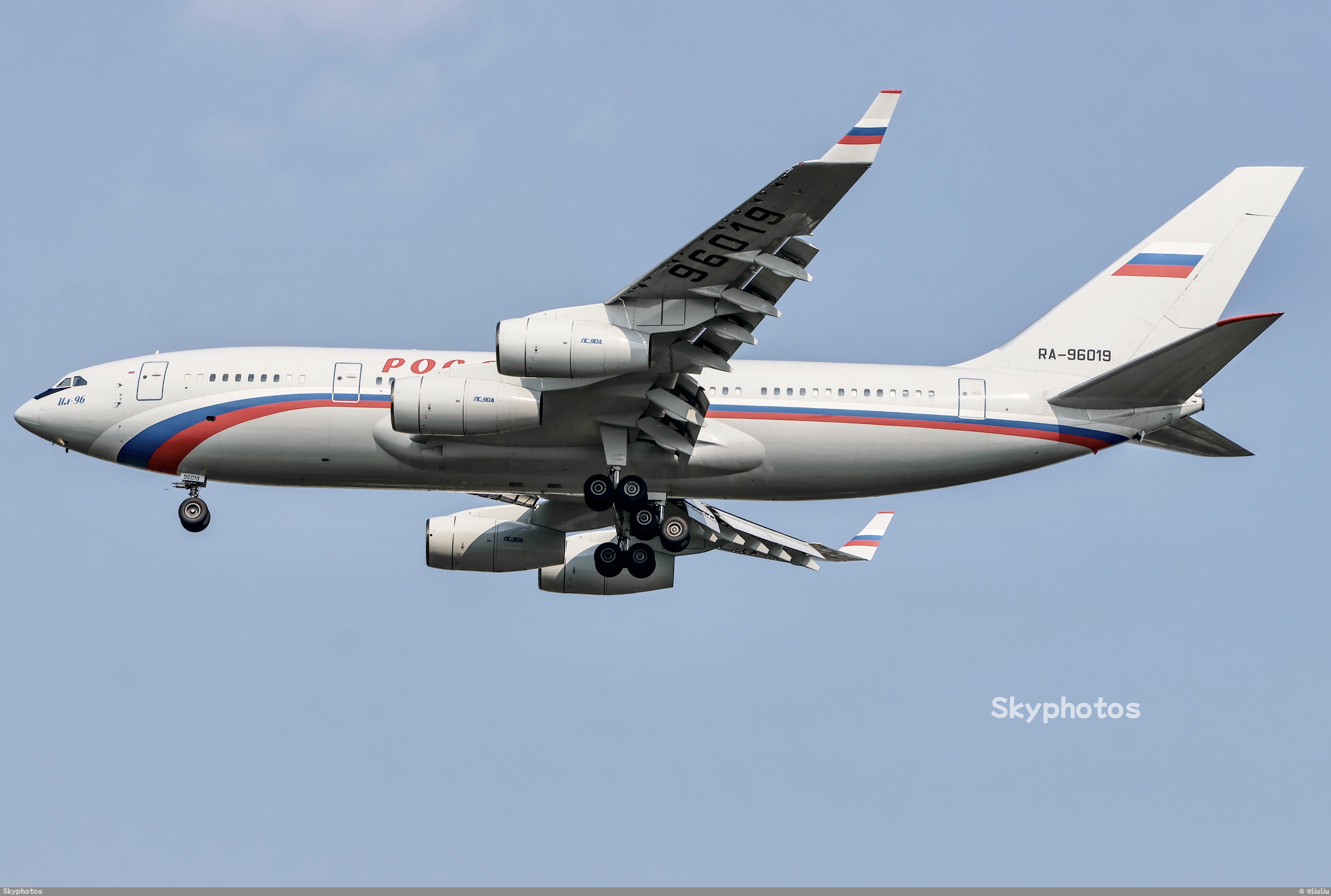 俄罗斯特殊飞行中队 IL-96-300 at ZBAA