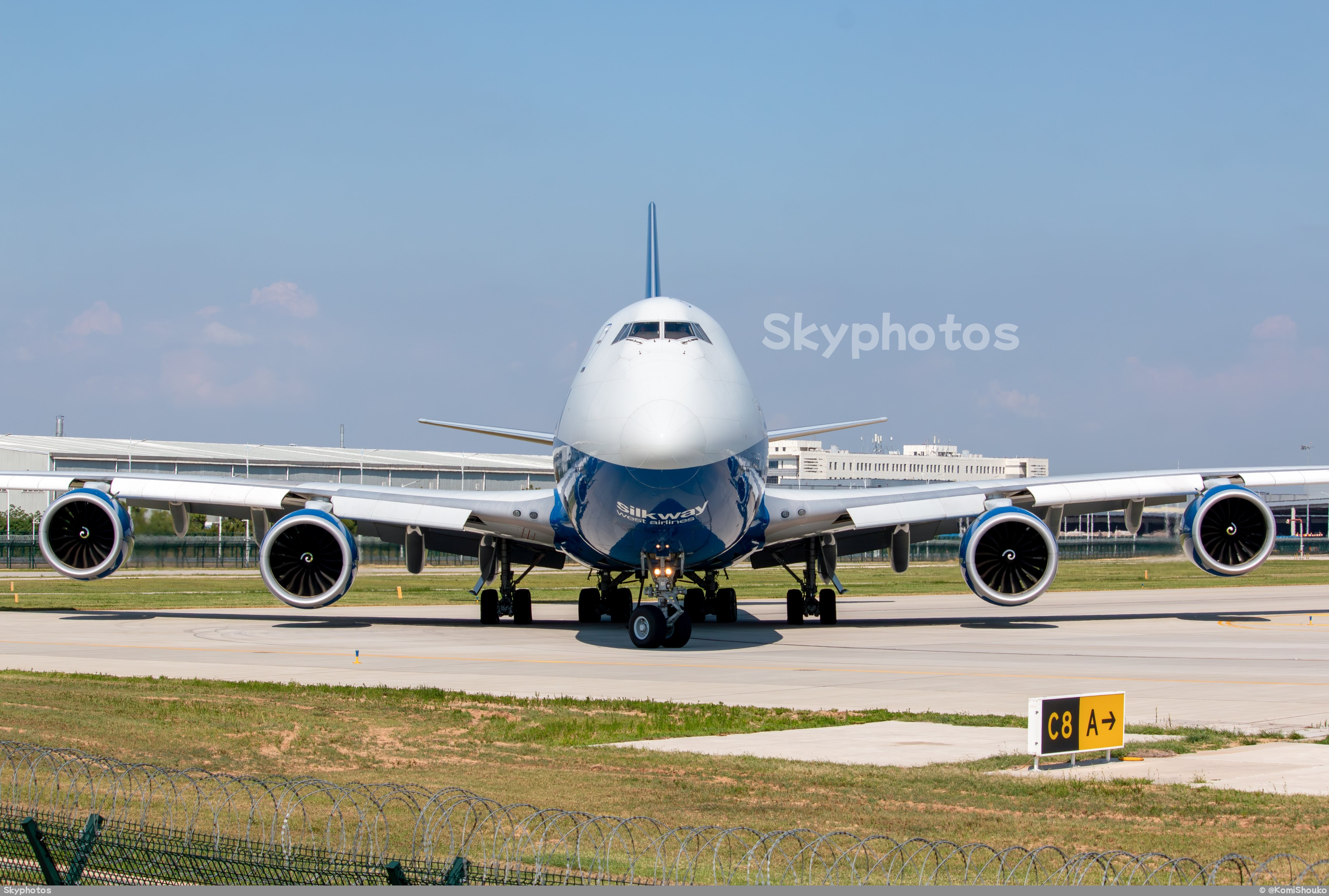 Silkway West Airlines Boeing 747-83QF at Zhengzhou Xinzheng Int'l Airport