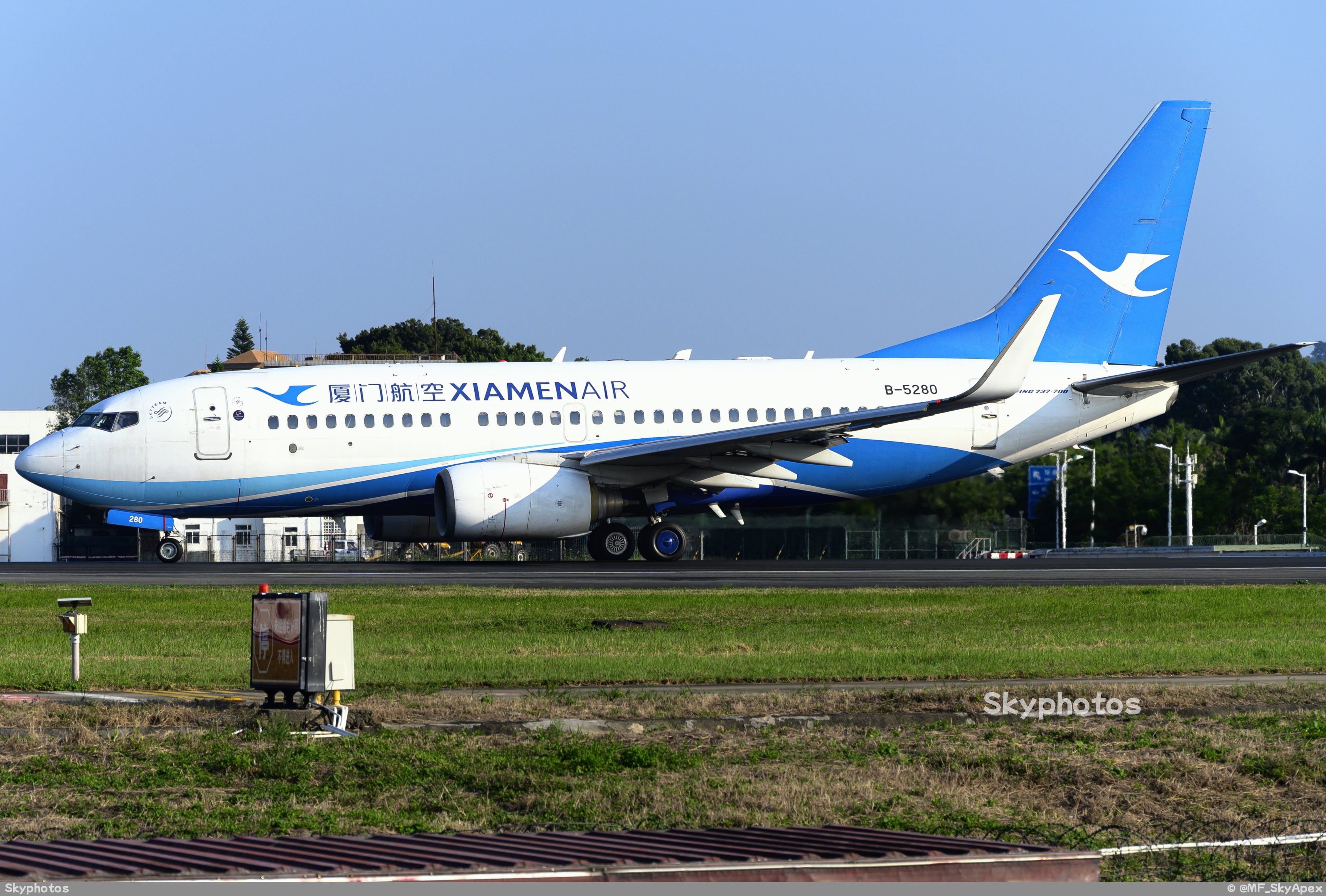 厦门航空 B737-75C（WL）