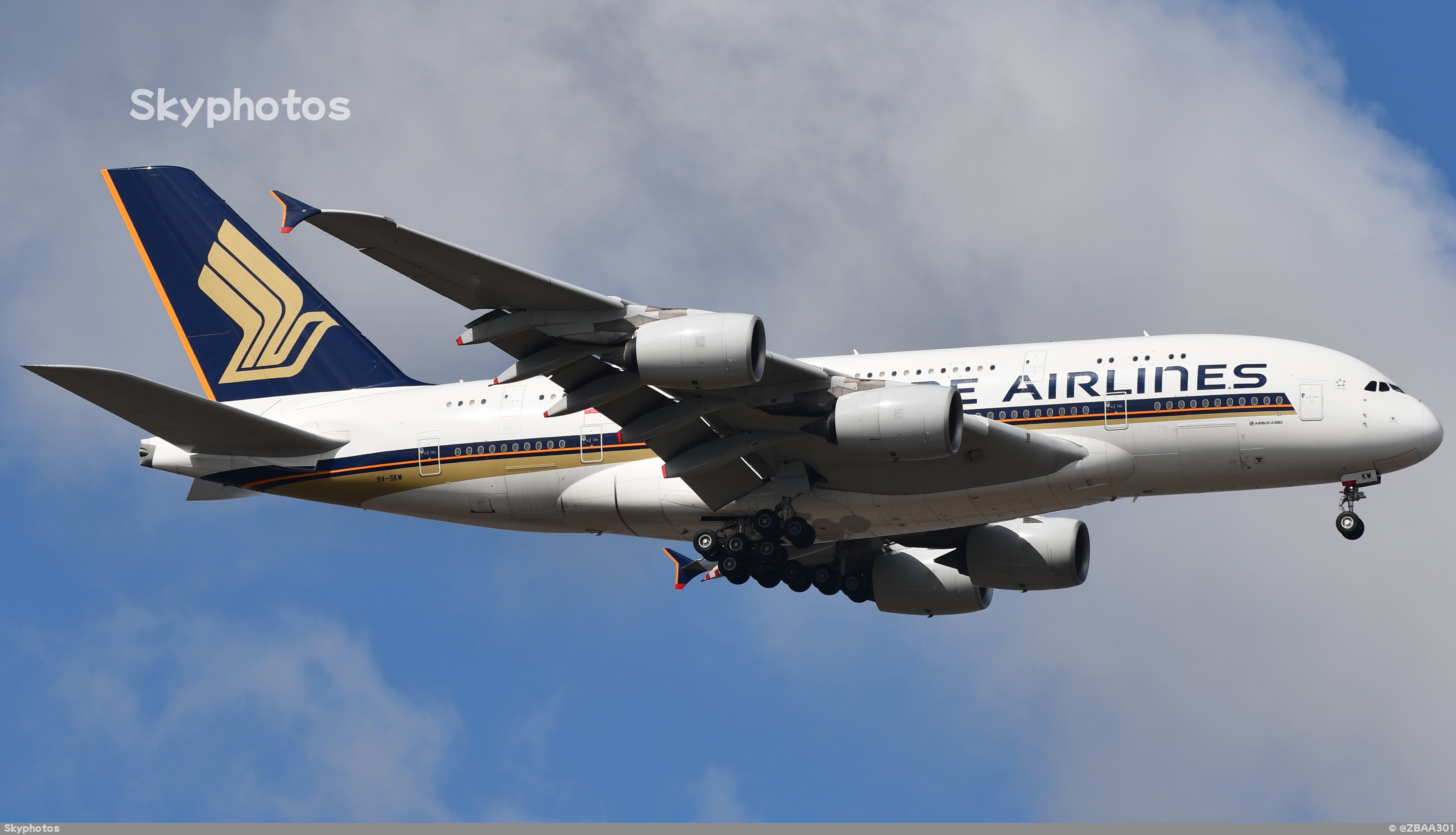 新加坡航空 A380-800 at 上海浦东国际机场
