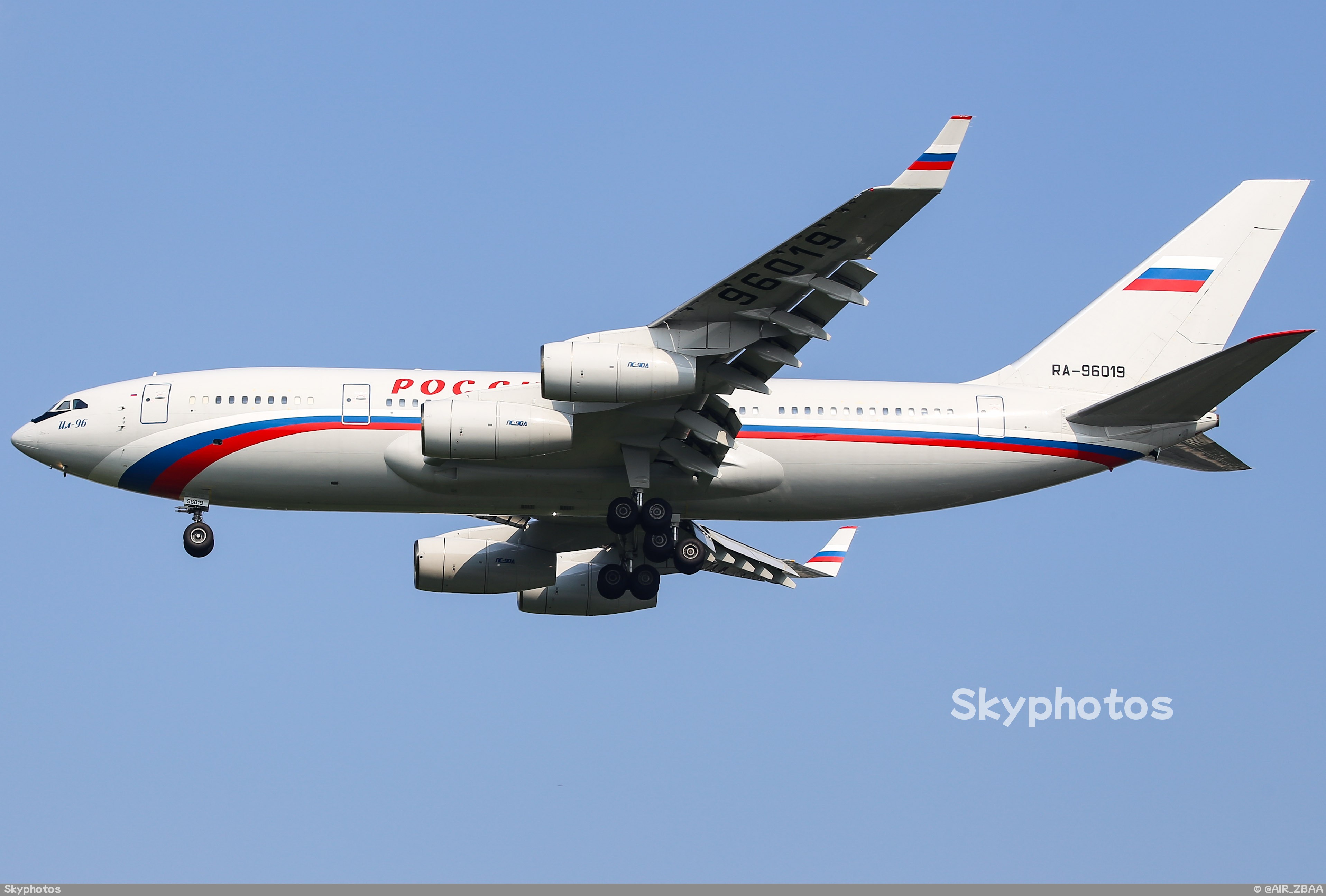 俄罗斯特别飞行队 IL96-300 at 北京首都国际机场