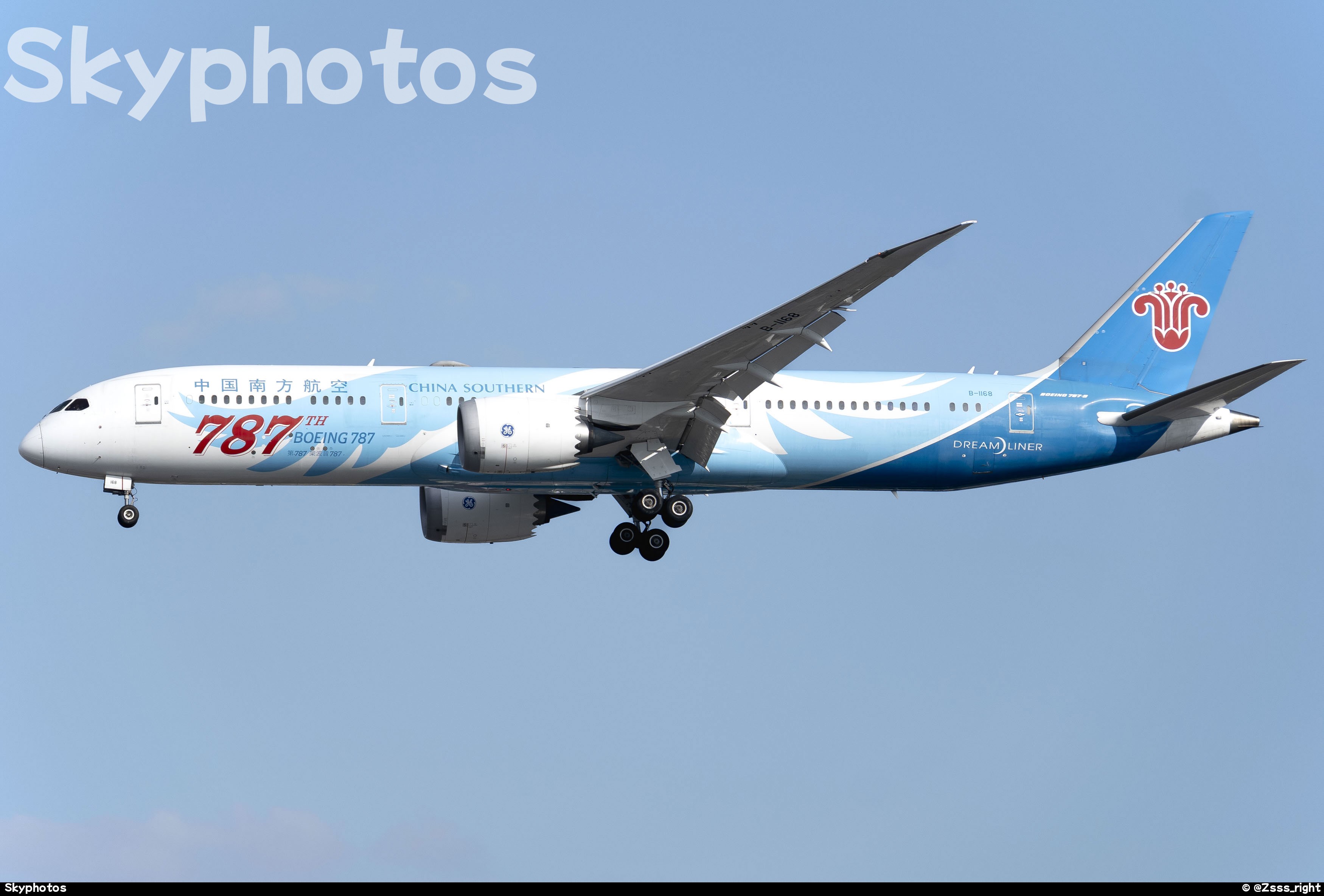 中国南方航空 B787-9 at 上海虹桥国际机场